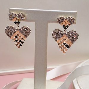 Heart Drop Earrings
